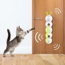 Intelligent Interactive Cat Stick Pro with Prey Tail Replaceable Automatic Swing Caterpillar Motion Activated Teasing Cat Toy