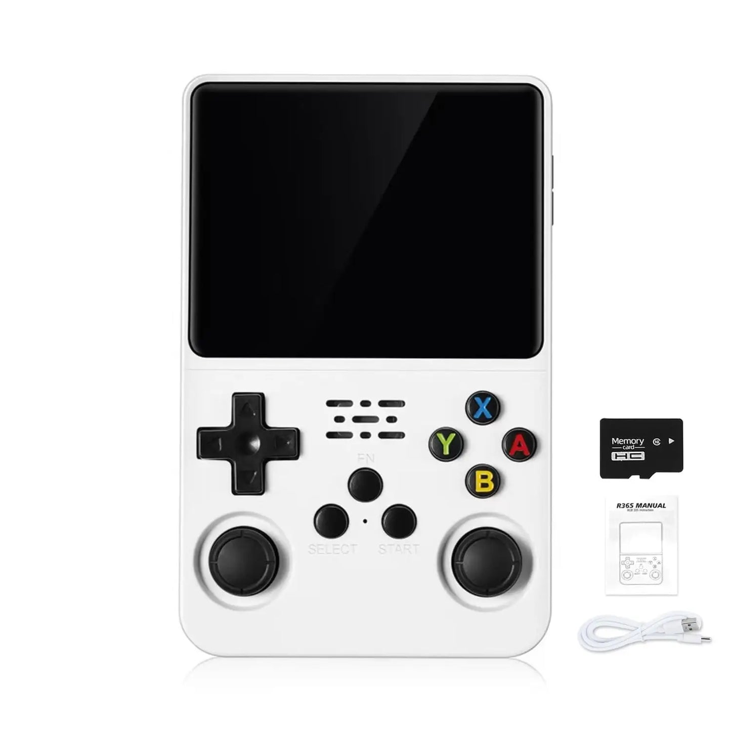 R36S Retro Handheld Game Console Linux System 3.5-Inch IPS HD Built 20000 Classical Games Portable Game Console