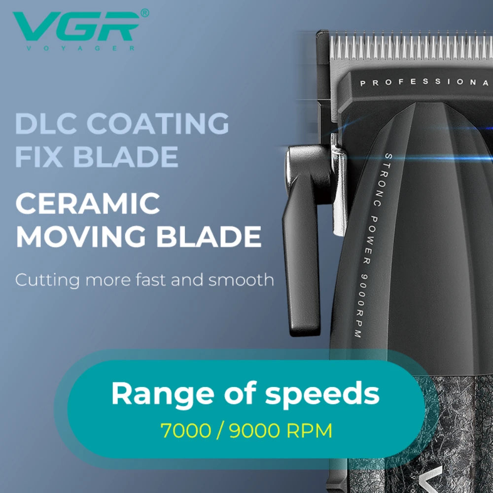 VGR Hair Trimmer Electric Clipper 9000 RPM For Men V640