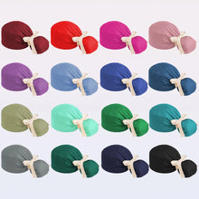 Ponytail Working Caps with Satin Lining for Women TOOTH Pet Doctor Nurse Scrubs Hat Stretch Long Hairs Nursing Caps C-TL-02
