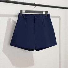 Korean Style Casual Elegant Office Lady Shorts Elastic Waist