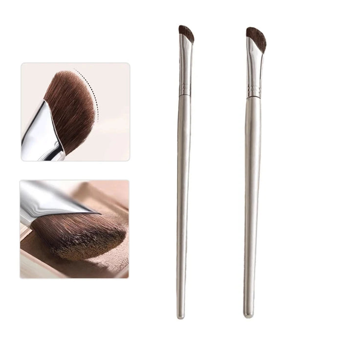 Pinceau contour nez, pinceau contour nez plat, pinceau maquillage contour biseauté, pinceau maquillage ombre et estompe biseauté en poils naturels