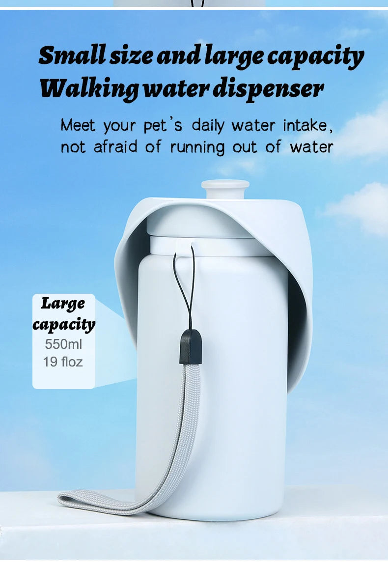 Creative Foldable Pets Water Feeding Bottle Portable Walking Dog Cat Silica Gel Mug Drinking Feeder Dispenser Cup Pet Supplies