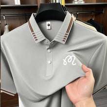 Designer Men's New Seamless Exquisite Print Polo Shirt Cool Short Sleeved Fashion Solid Color T-shirt Business Casual Men's Wear