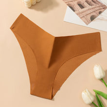 Sexy V-type Waist Women's Seamless Panties Low-Waist Tight-fitting Woman Panties Solid Simply Clothing Ladies Underpants M-XXL