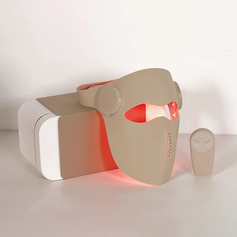 New ManufacturerLED mask two version 3D Red Light 1064nm Red Light Mask Therapy Face