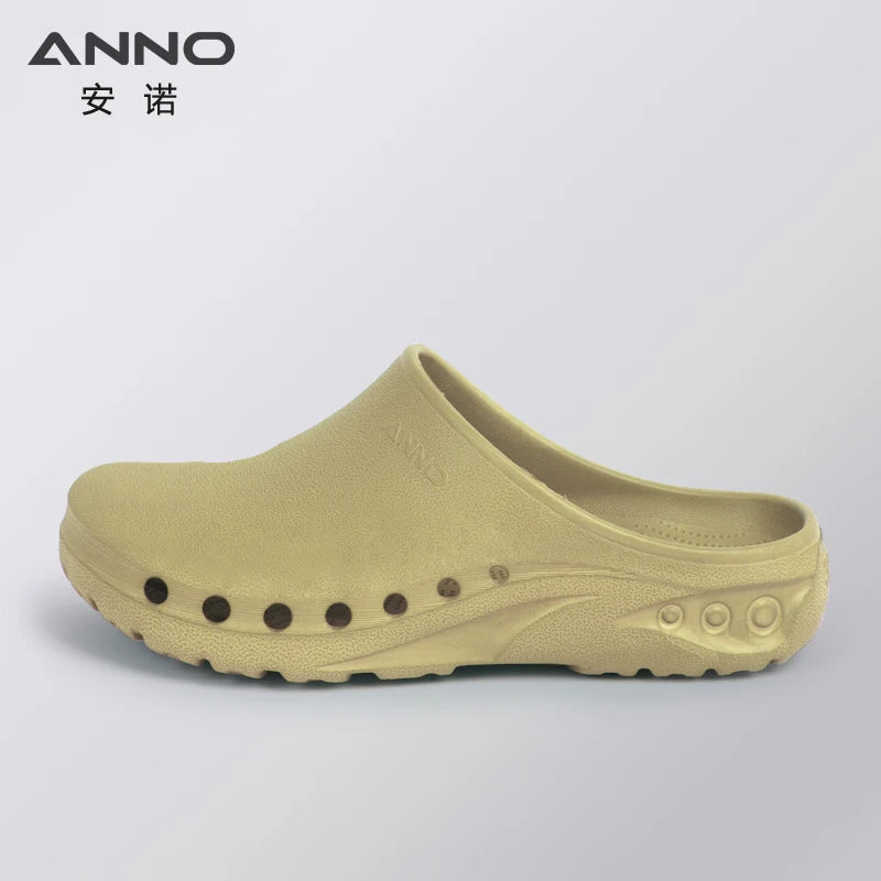 ANNO EVA Soft Doctors Nurses Shoes Hospital Clog Operating Room Lab SPA Slipper Work Flat Shoes for Long Standing