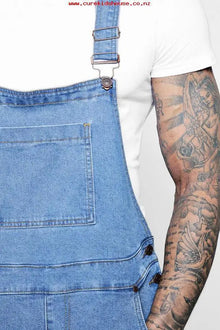 Fashion Streetwear Mens Suspenders Denim Jumpsuits Cargo Pants Men Shorts Masculino Jeans Pink Overalls