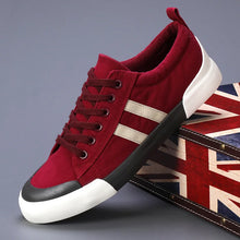 2026 New Men's Canvas Shoes Fashion Versatile Lace-Up Skateboarding Shoes Lightweight Breathable Casual Sneakers Comfortable Wal