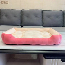 Large Plush Dog Bed & Cat Mat, Deep Sleeping Warm Soft Cushion, Calming Pet House for Small Dogs, Puppy, Chihuahua