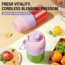 Portable Blender 38 Blades Electric Juicer Cup Rechargeable Smoothie Maker Wireless Automatic Fruit Mixer for Gym Travel Camping