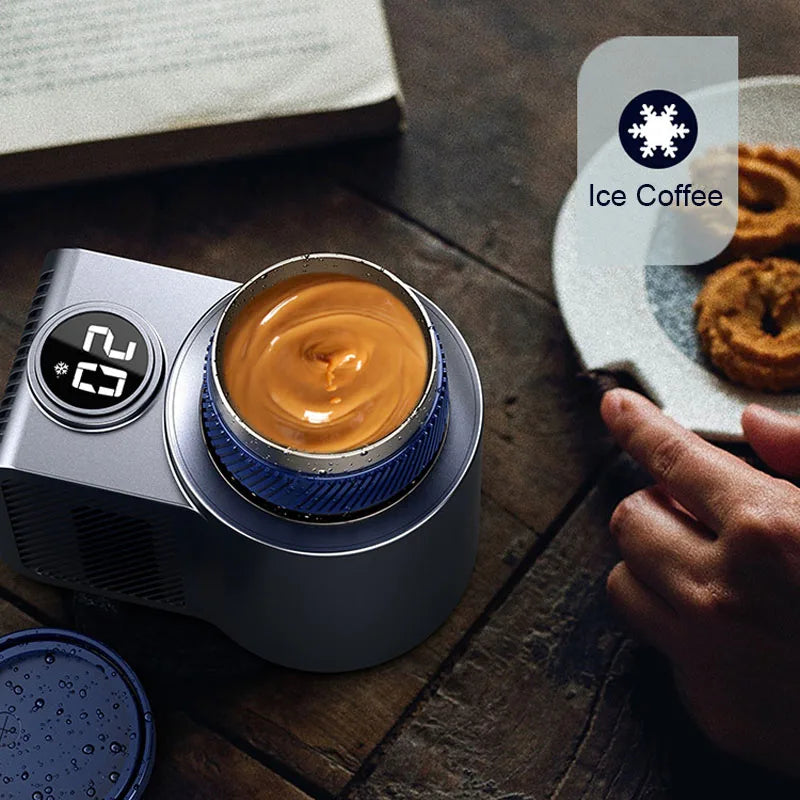 Smart 2 In 1 Car Heating Cooling Cup for Coffee Miik Drinks Electric Beverage Warmer Cooler Holder Travel Mini Car Refrigerator