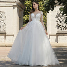 BEPEITHY Customized Boho Ivory A Line Lace Wedding Dresses For Bride Women 2023 Floor Length Sexy Garden White Bridal Gown New
