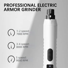 Upgraded 5 Speed Dog Nail Grinder with LED Lights Quiet Electric Pet Nail Trimmer Dog Paws Grooming Smoothing Tool