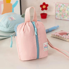 Petit sac de rangement portable pour serviettes hygiéniques, trousse de toilette et de maquillage style macaron, organisateur polyvalent
