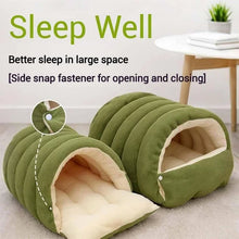Cat Nest Four Seasons Universal Removable and Closed Cat Bed Winter Dog Nest Warm Sleeping Bag with Thick Velvet Pet Supplies