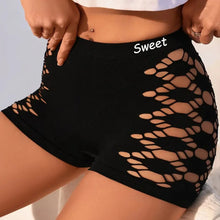 Seamless Sports Underpants Skirt Seamless Knickers Shorts Under The Skirt Sexy Side Mesh Hollow Out Boxer Panties Safety Panty