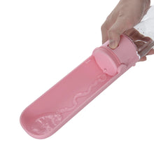 Portable Pet Dog Water Bottle Drinking Bowls For Small Large Dogs Travel Wallking Dog Feeding Water Dispenser Pet Supplies 420ml