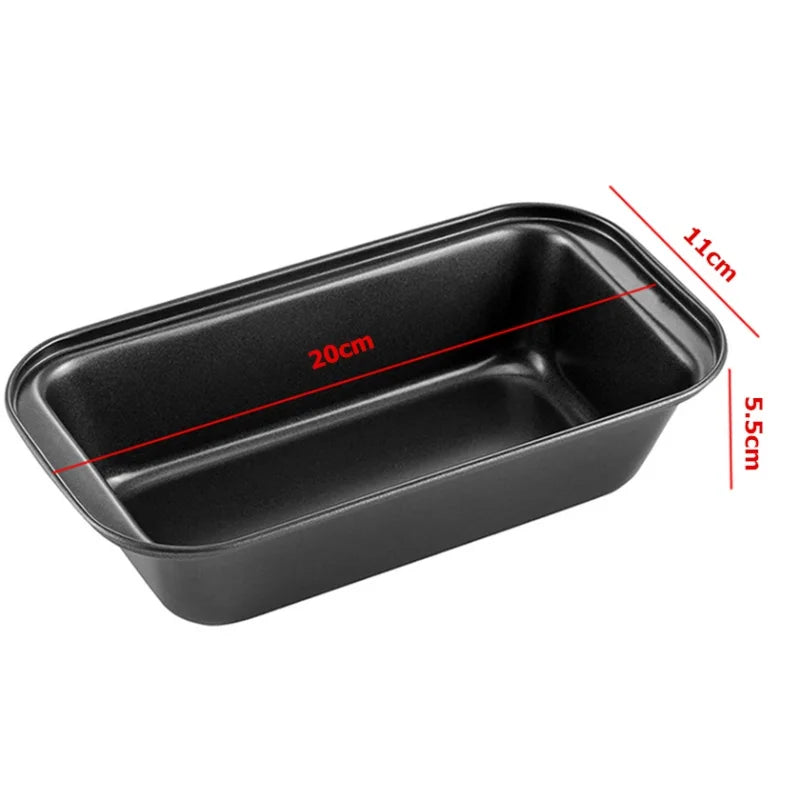 Nonstick Baking Bread Loaf Pan Carbon Steel Toast Bread Pan Tin Kitchen Rectangle Bakeware for Brownies Meatloaf