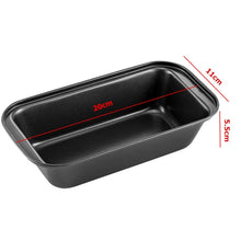 Nonstick Baking Bread Loaf Pan Carbon Steel Toast Bread Pan Tin Kitchen Rectangle Bakeware for Brownies Meatloaf