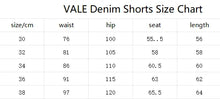 Vale Forever Embroidered Badge Logo Unisex American High Street Loose Casual Denim Shorts