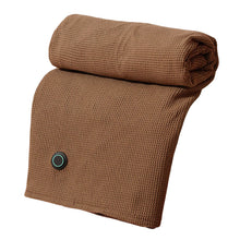 Corded Heated Blanket USB Powered Soft Zipper Shawl Wrap 3 Temperature Adjustment Warm Heating Scarf for Indoor Outdoor