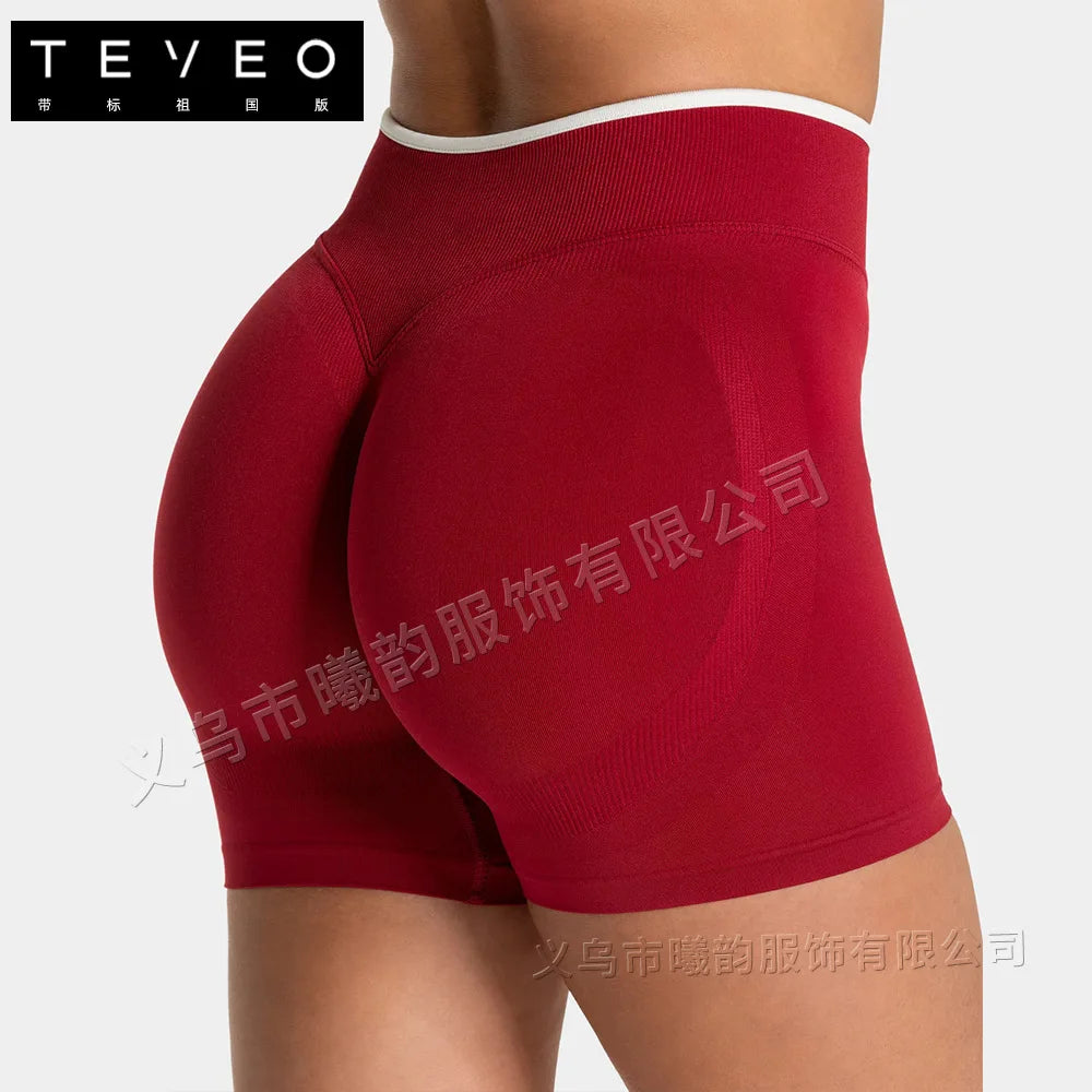 Seamless Yoga Shorts For Women Quick Dry Nylon Fitness Gear