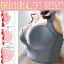 Dimmkof 6 Buckles Hide Back Fat Bra Full Coverage Women Bras Wirefree Smooth Plus Size Push Up Bra Shapers Body Shaper Bras