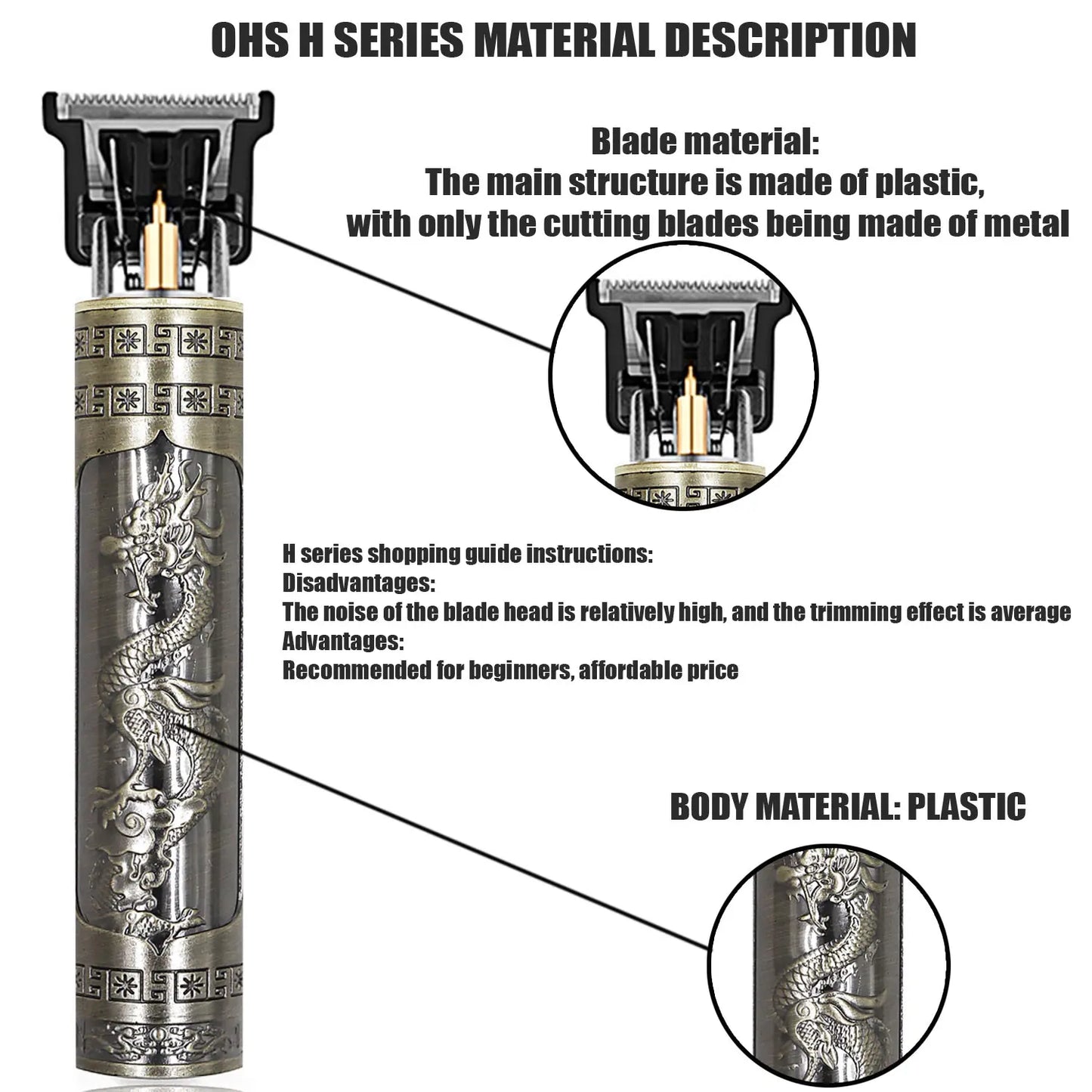 T9 Hair Clipper 0mm Barber Shaver Beard Trimmer Electric