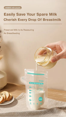 MAMIJOY 10/30Pcs 150/250ML Breast Milk Storage Bag Disposable Capacity Frozen Milk Storage Bag BPA Free MSB05