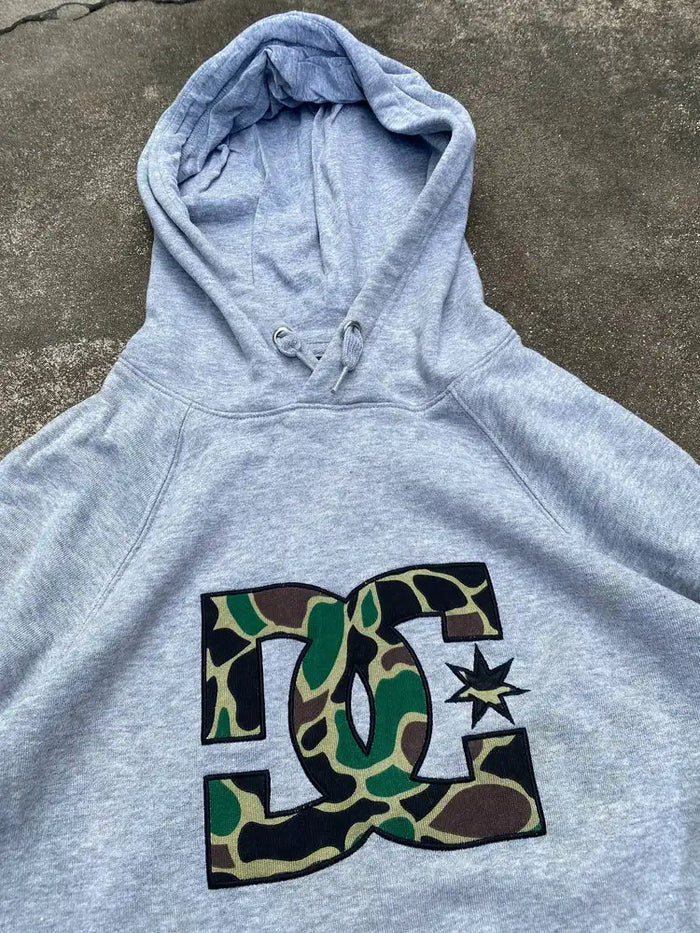 Sweat à capuche vintage brodé pour femme, style grunge, streetwear, Harajuku, gothique, Y2k, vêtements pour femme