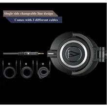 Original Audio-Technica ATH-M50x Professional Studio Monitor Hi-Fi Sound Foldable Design Headphones Over-Ear Wired Headset