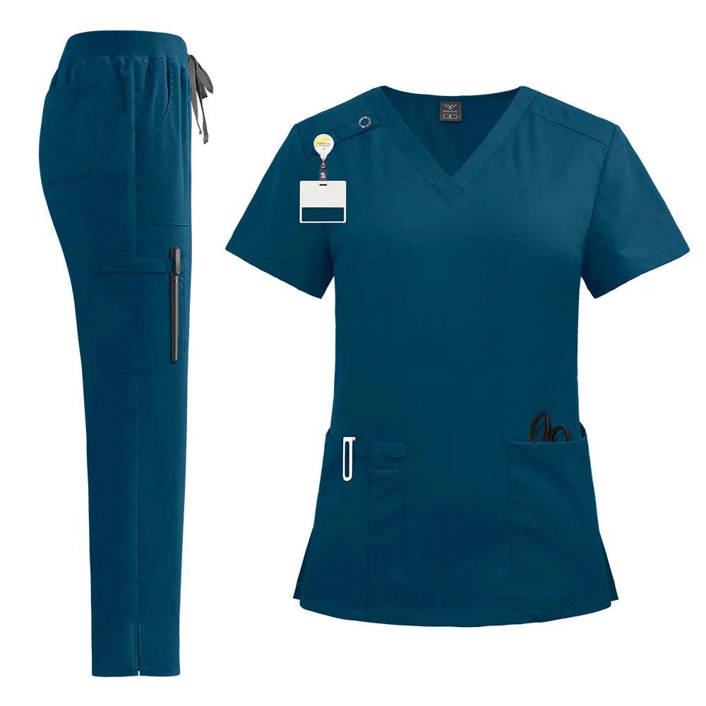 High Quality Design Medical Scrubs Sets Hospital Doctors Unisex Uniforms Nurses Accessories Dental Clinic Surgical Lab Workwear