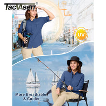 TACVASEN Womens UPF 50 Fishing Shirt Quick Dry Long Sleeve