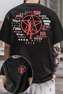 2026 Rush  Band TShirt Mens Womens Cotton Tees Summer Casual Short Sleeve Round Neck Clothing Loose Top Trend Unisex Tee