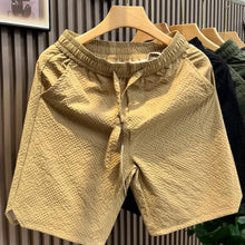 Ice Silk Five-Part Men's Shorts Lightweight Summer Workwear Loose Fit Sporty Cargo Shorts Casual Straight Leg Pants