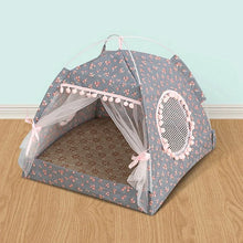 Cat Tent Cute Princess Cat Bed Cat Torn Flower Tent Foldable Cat Tent Four Season Universal Pet Supplies Pet Mosquito Net Winter
