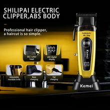 Kemei White 90 4 Hair Clippers Brushless Motor DLC Blade