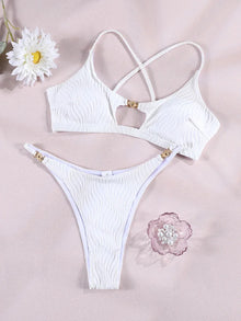 Miyouj Two Piece Push Up Bikini Set High Cut Swimwear 2026