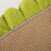 Cat scratch board, cat nest integrated, linen, non shedding, durable, large oval basin, cat claw board, non rotting, round cat