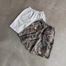 American Letter Embroidered Shorts Men Y2K Retro Casual High Street Trendy Brand High Waist Oversized Straight Casual Shorts