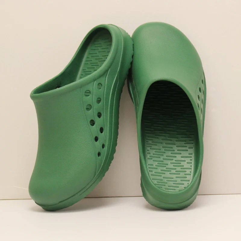 Non-slip Doctor Work Shoes Step-in Medical Clogs Premium Operating Room Shoes EVA Hospital Scrub Clogs Soft Dentist Vet Slippers