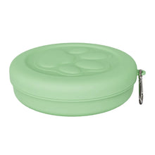 Portable Outdoor Pet Bowl: 2-in-1 Travel Dog Food/Water Dish with Treat Compartment for Hiking, Camping, and On-the-Go Feeding