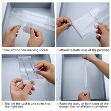 Drawer Dividers Organizers Adjustable Plastic Drawers Separators for Clothing Kitchen Utensils Makeup Office Storage