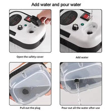 Portable Handheld Steam Cleaner High Temperature Pressurized Steam Cleaning Machine With Brush Heads For Kitchen Car