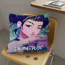 Kop-Cartoon Movie K-Pop Demon Hunters Cushion Cover Inches Farmhouse Decor Home Throw Pillow Covers for Couch Decorations