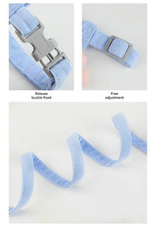 Cat Harness and Leash Sets Adjustable Dog Harness for Small Dog Leash Breashable Pet Harness Out Walking Dog Strap
