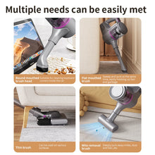 Aspirateur balai sans fil 15000Pa forte aspiration 2 en 1 léger pour tapis, parquet, poils d'animaux et nettoyage de voiture