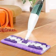 Portable Home Use Spray Mop 360 Degree Rotation Wet And Dry  Towel Clip Design Removable Water Tank  Large Panel Lazy Mop