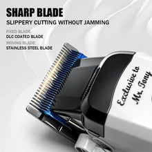 Kemei White 90 4 Hair Clippers Brushless Motor DLC Blade